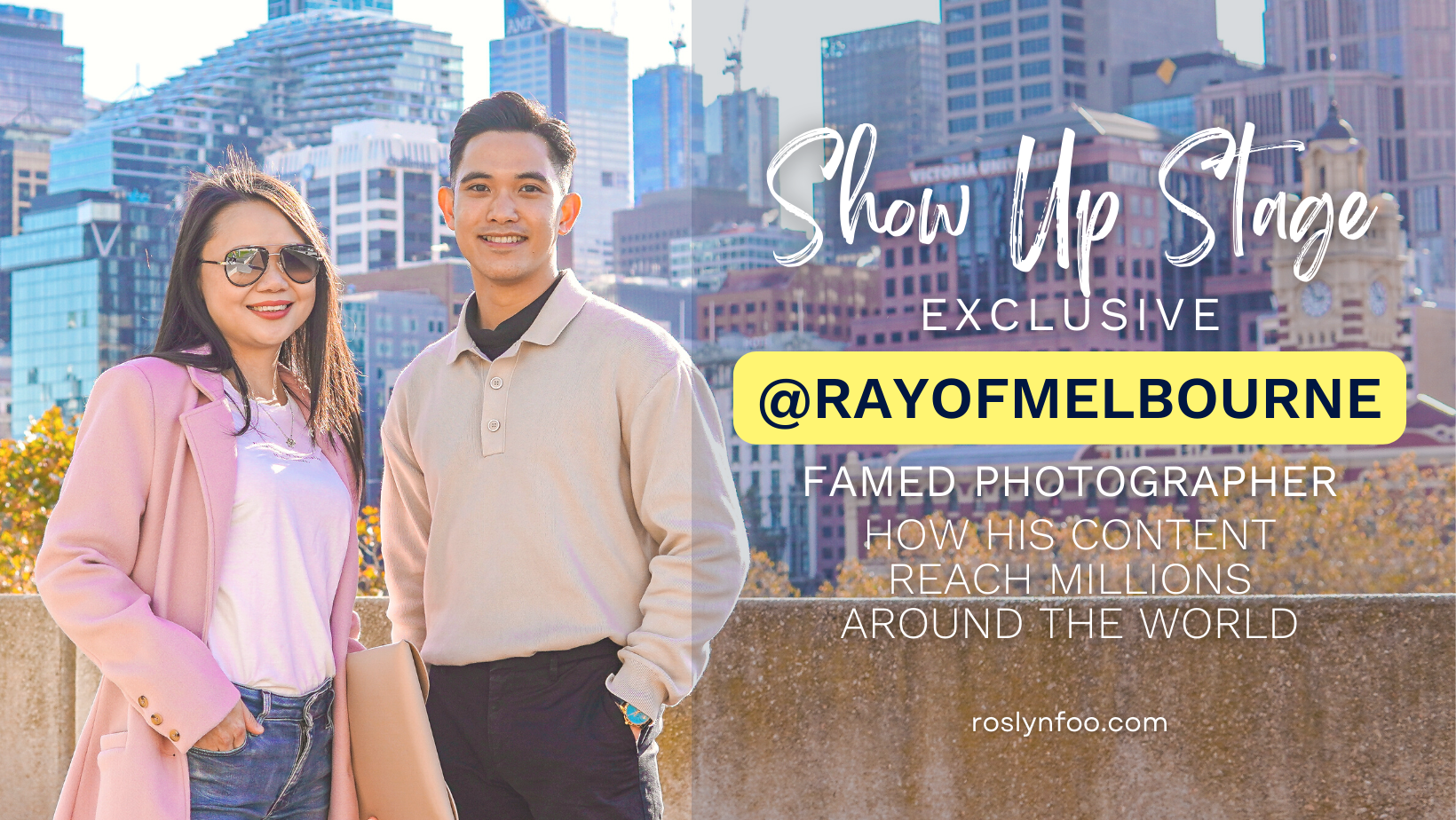Ray of Melbourne Instagram Success - Exclusive Story of the Famed Photographer